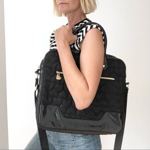 Betsey Johnson Quilted Laptop Bag